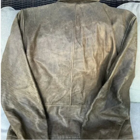 Vintage Eddie Bauer Oversized Leather Jacket - Picture 4 of 5